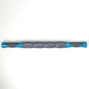 Gaiam Restore Total Body Massage Roller Stick for Workout Recovery Massage Gray